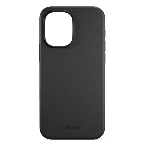 Epico Leather Mag+ Case for iPhone 17 - Black
