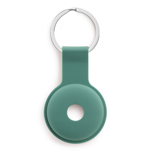 C&C AirTag Silicone Holder with Keychain - Pacific Green