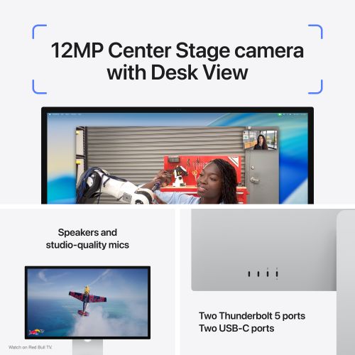 Apple Studio Display - Standard glass - Tilt- and height-adjustable stand