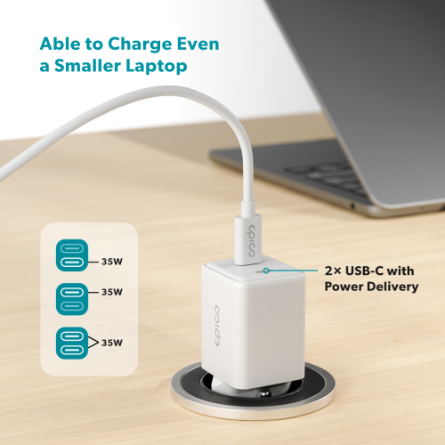 C&C 35W GaN Wall Charger - White