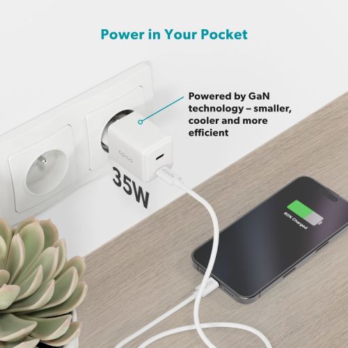 Epico 35W GaN Wall Charger - White