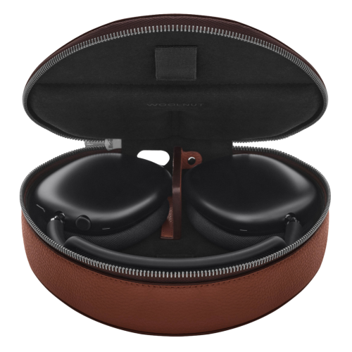 Woolnut Leather Case for AirPods Max - Cognac