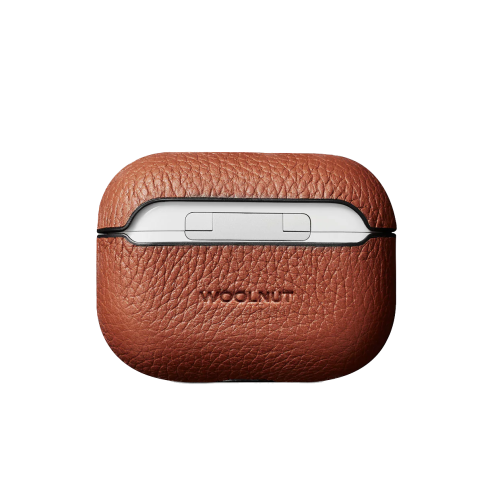 Woolnut Leather Case for Airpods Pro - Cognac
