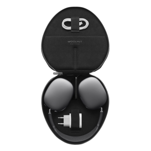 Woolnut Leather Case for AirPods Max - Black