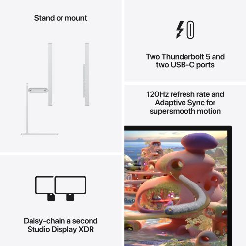Apple Studio Display XDR - Standard glass - Tilt- and height-adjustable stand
