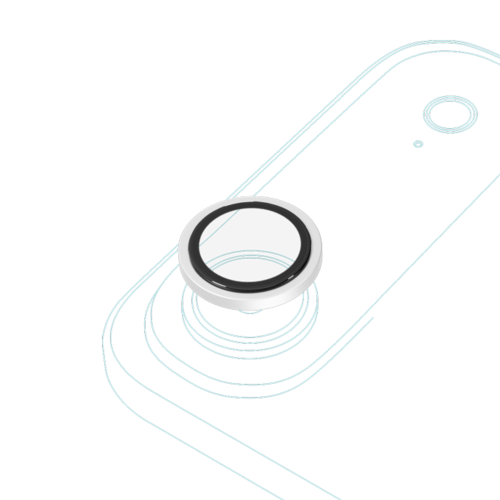 Epico Aluminium Camera Lens Protectors for iPhone Air - Silver