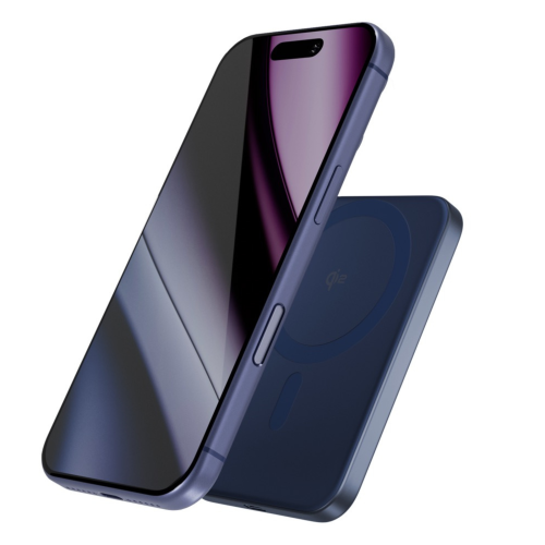 Epico Qi2 Aluminium Mag+ Power Bank 5 000 mAh - Deep Blue