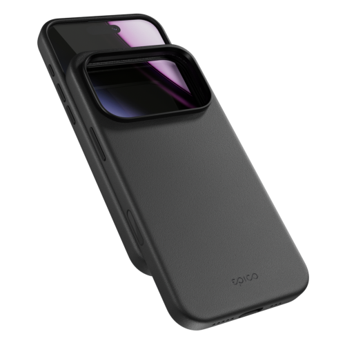 Epico Leather Mag+ Case for iPhone 17 Pro Max - Black