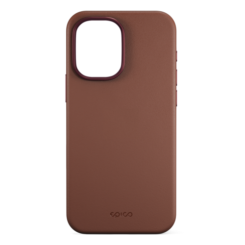Epico Leather Mag+ Case for iPhone 17 - Brown