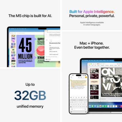 MacBook Air 13” Apple M5 10C CPU, 8C GPU/16GB/512GB SSD/Silver/USA