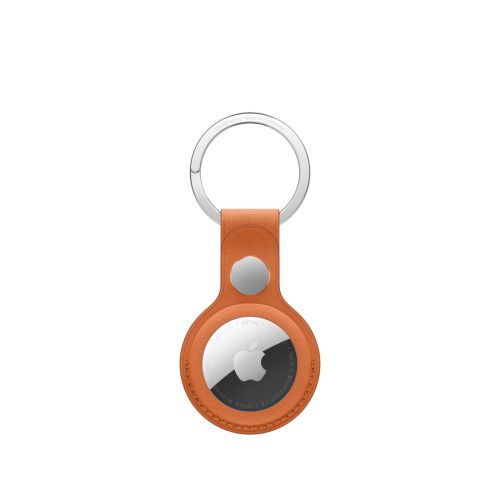 Apple AirTag FineWoven Key Ring - Fox Orange