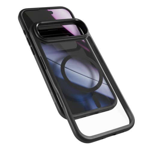 C&C Hero Pro Mag+ Case for iPhone Air - Clear/Black