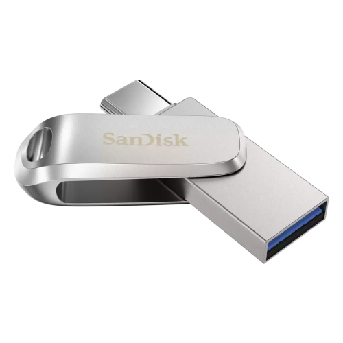 SanDisk Ultra Dual Drive Luxe 256GB USB-C Silver