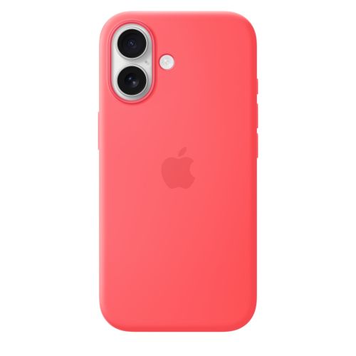 Apple iPhone 17 Silicone Case with MagSafe - Bright Guava