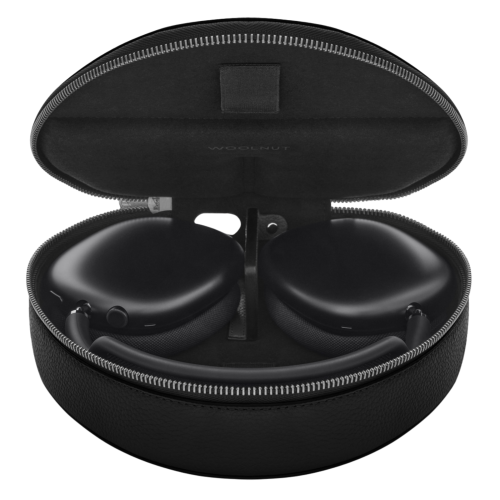 Woolnut Leather Case for AirPods Max - Black