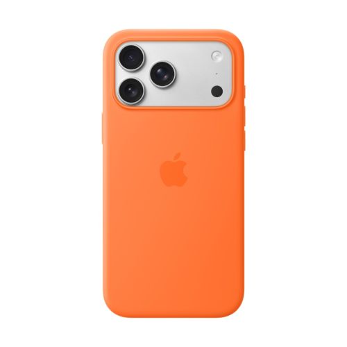 Apple iPhone 17 Pro Max Silicone Case with MagSafe - Orange