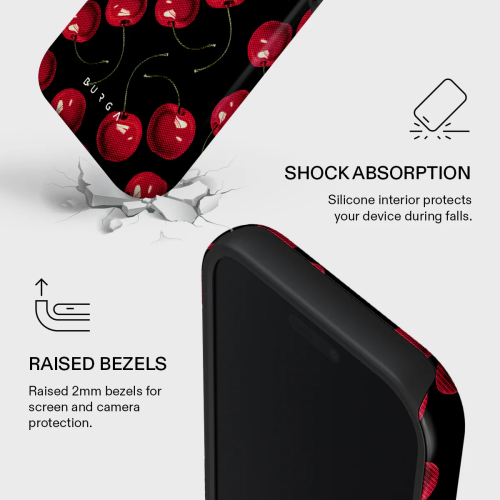 BURGA Tough Magsafe Case for iPhone 17 Pro - Cherrybomb
