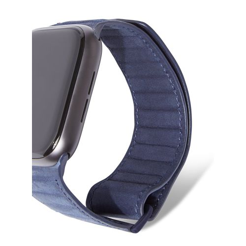 Decoded Leather Band for Apple Watch 44/45/46/49mm - Navy