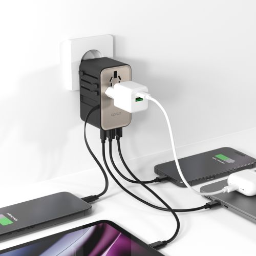 Epico Universal GaN 70W Travel Adapter