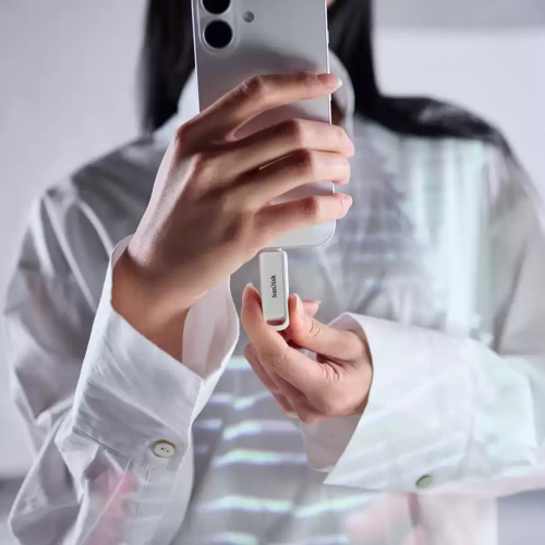 SanDisk iXpand Phone Drive 256GB USB-C White