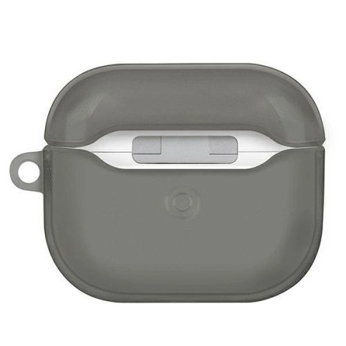 UNIQ Transparent Cover w/ Hook for AirPods 3rd Gen - Glossy Smoke