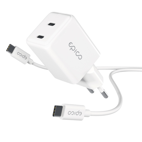 C&C - 20W USB-C wall charger with Lightning to USB-C cable 