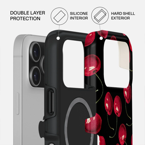 BURGA Tough Magsafe Case for iPhone 17 Pro Max - Cherrybomb