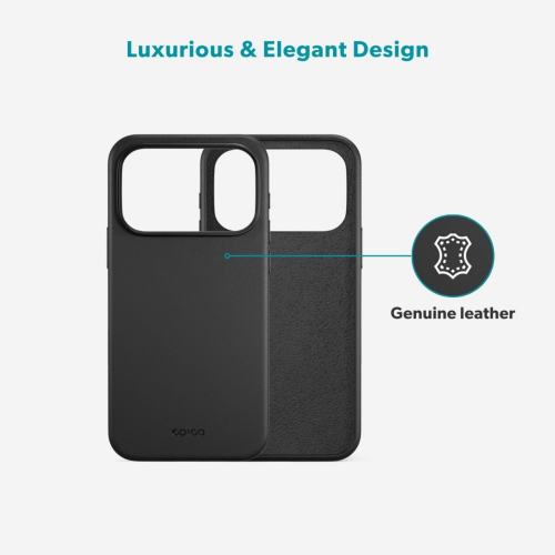 Epico Leather Mag+ Case for iPhone 17 Pro Max - Brown