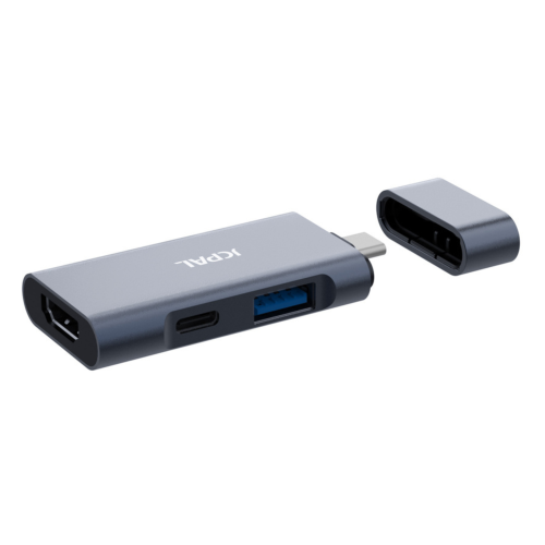 JCPal USB-C 3-in-1 Travel Hub