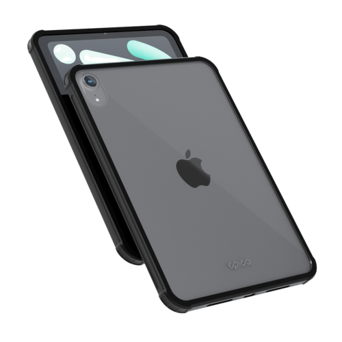 Epico Back Cover for iPad mini 7 - Black/Transparent