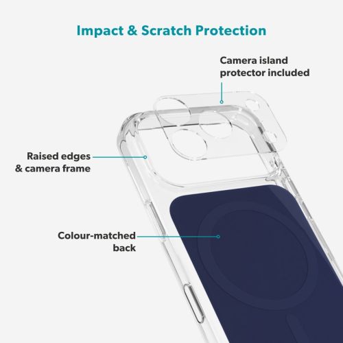 Epico Tile Mag+ Case for iPhone 17 Pro - Deep Blue