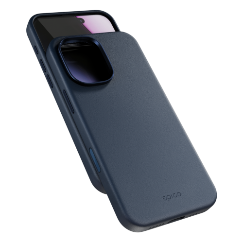 Epico Leather Mag+ Case for iPhone 17 - Blue