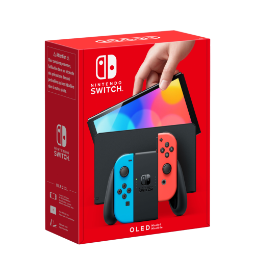 Nintendo Switch – OLED Model- Neon blue/Neon red Joy-Con