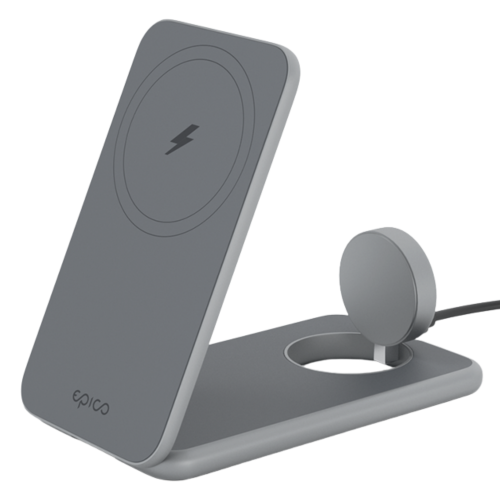 Epico Mag+ Foldable 3in1 Charging Stand - Space Grey