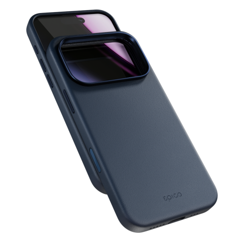 Epico Leather Mag+ Case for iPhone 17 Pro - Blue