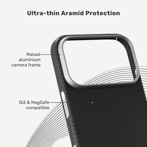 UNUM Aramid Slim Mag+ Case for iPhone 17 Pro