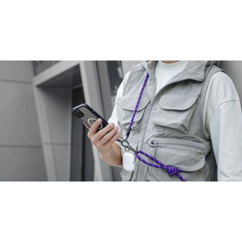 SwitchEasy Strap+Strap Card - 8.3mm | Phone Lanyard - Deep Sea Blue