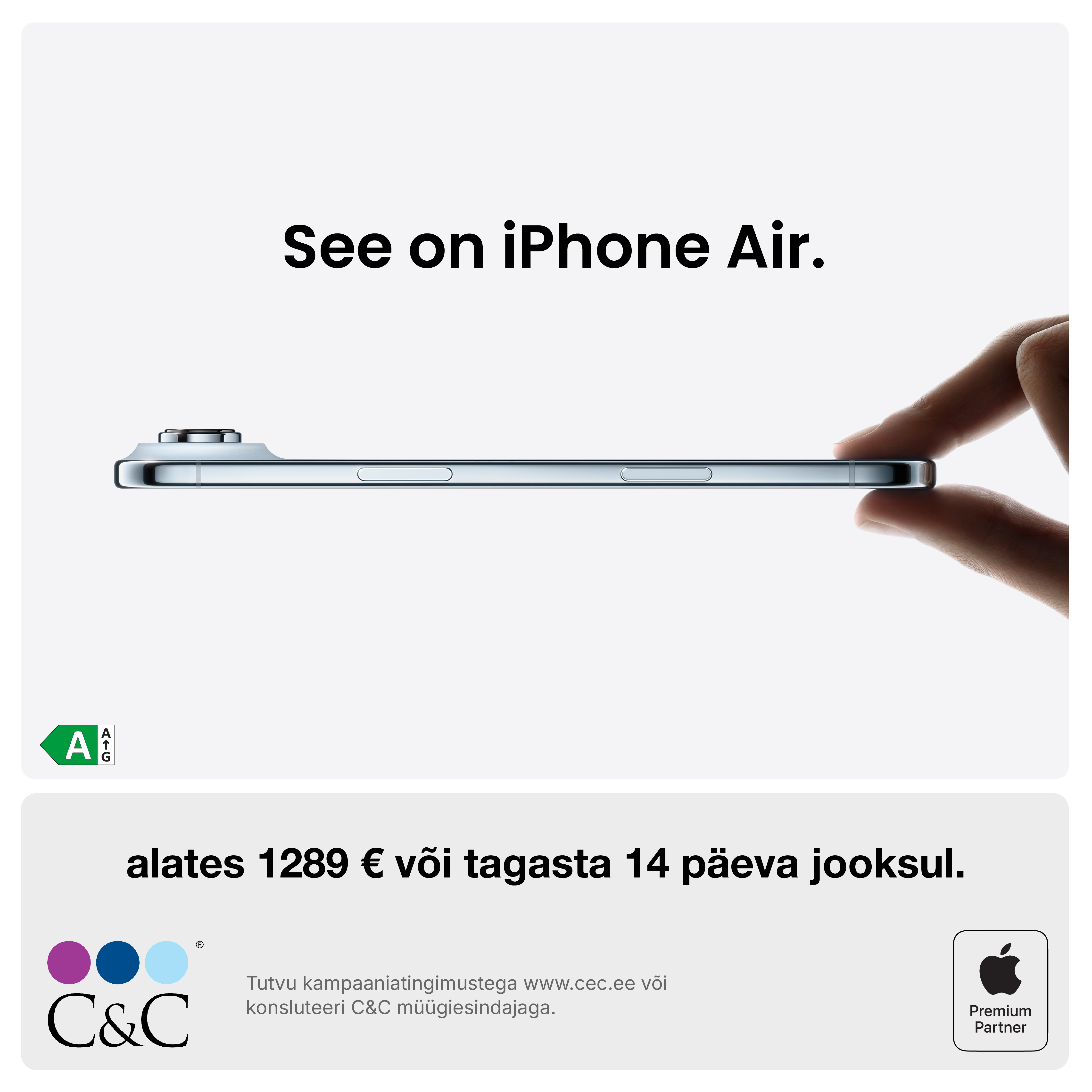 iPhone Air. Try. Fall in love.