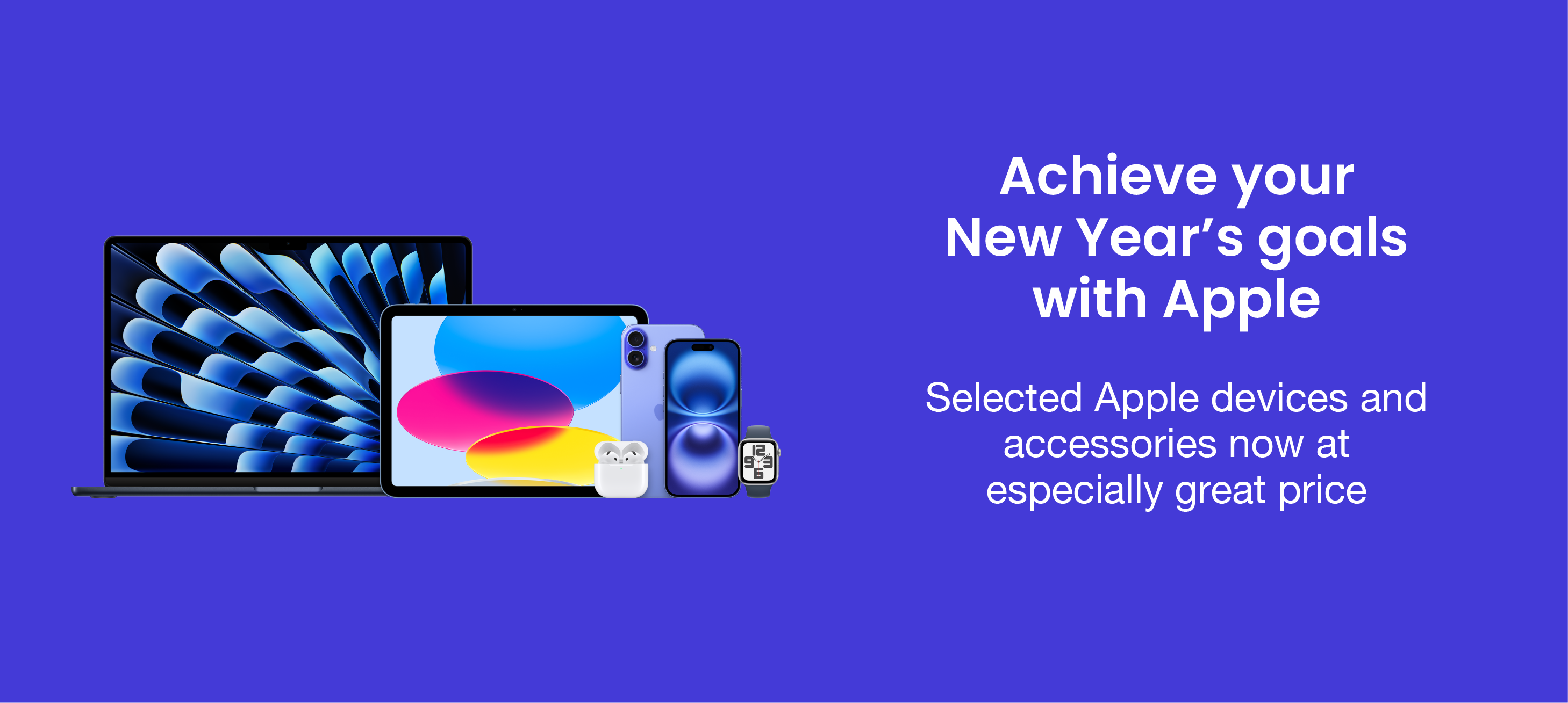 Saavuta uue aasta eesmärgid koos Apple'iga